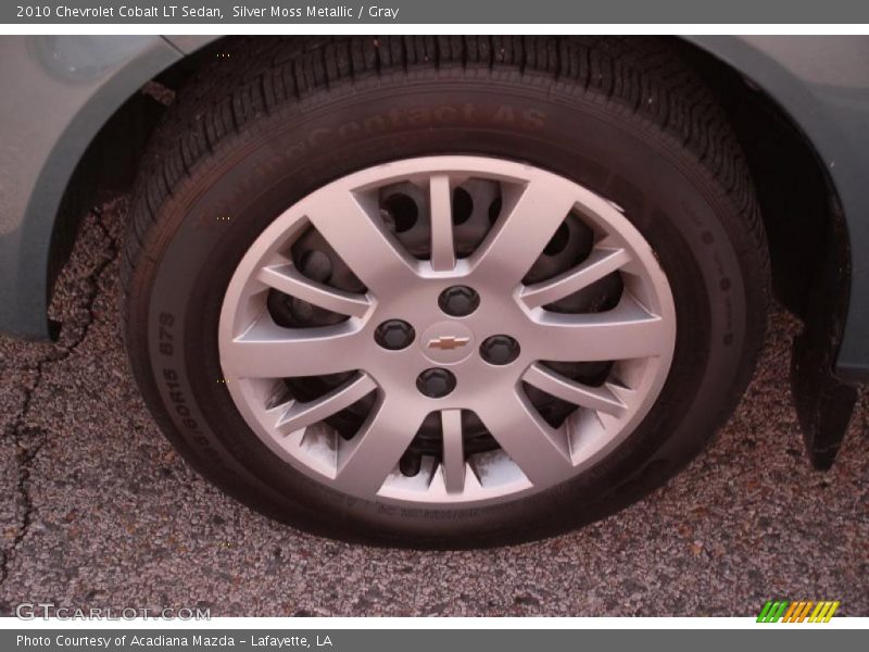 Silver Moss Metallic / Gray 2010 Chevrolet Cobalt LT Sedan