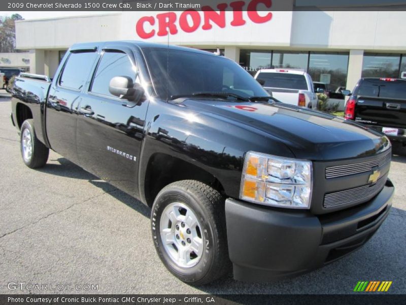 Black / Dark Titanium 2009 Chevrolet Silverado 1500 Crew Cab