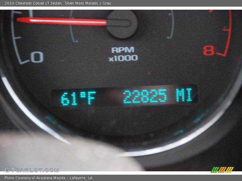 Silver Moss Metallic / Gray 2010 Chevrolet Cobalt LT Sedan
