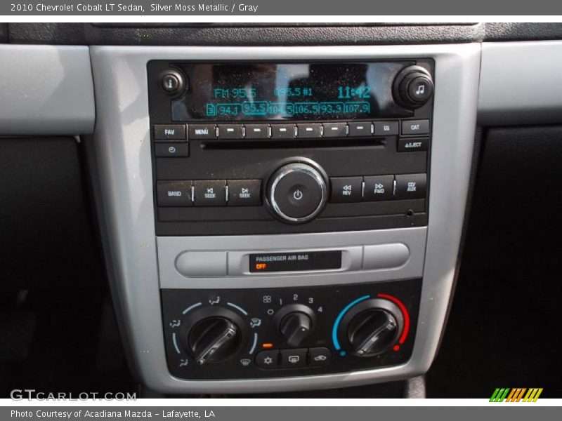 Silver Moss Metallic / Gray 2010 Chevrolet Cobalt LT Sedan