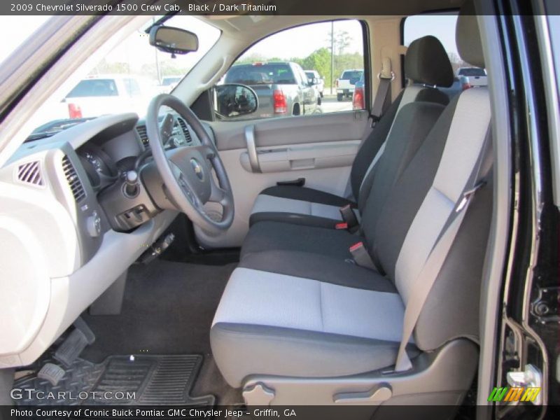  2009 Silverado 1500 Crew Cab Dark Titanium Interior