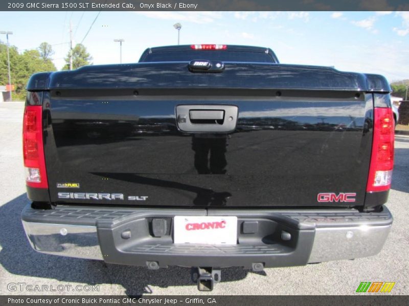 Onyx Black / Ebony 2009 GMC Sierra 1500 SLT Extended Cab