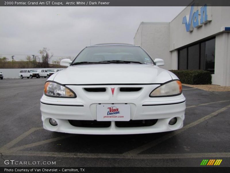 Arctic White / Dark Pewter 2000 Pontiac Grand Am GT Coupe