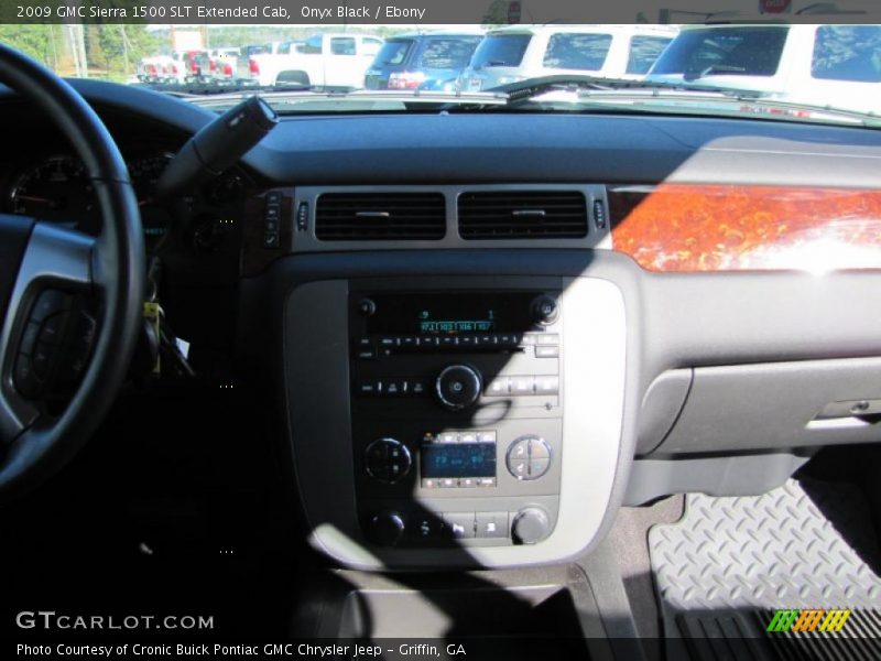 Onyx Black / Ebony 2009 GMC Sierra 1500 SLT Extended Cab