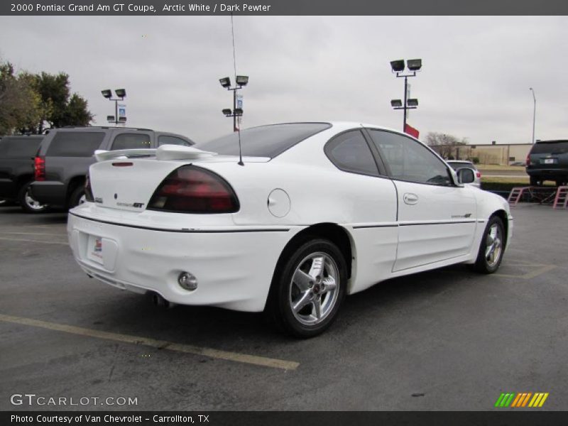 Arctic White / Dark Pewter 2000 Pontiac Grand Am GT Coupe