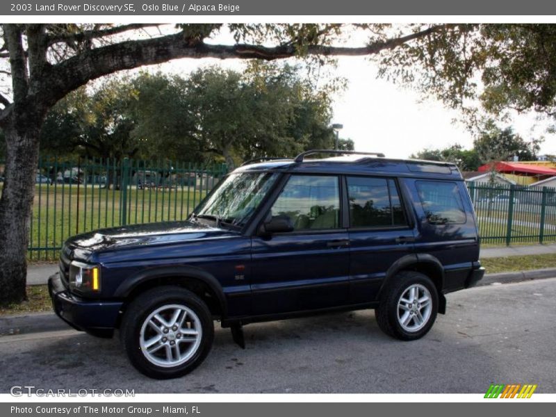 Oslo Blue / Alpaca Beige 2003 Land Rover Discovery SE