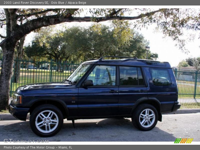Oslo Blue / Alpaca Beige 2003 Land Rover Discovery SE