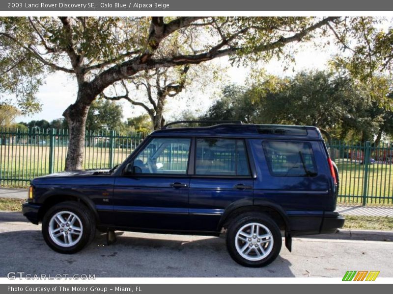 Oslo Blue / Alpaca Beige 2003 Land Rover Discovery SE