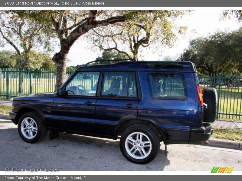 Oslo Blue / Alpaca Beige 2003 Land Rover Discovery SE