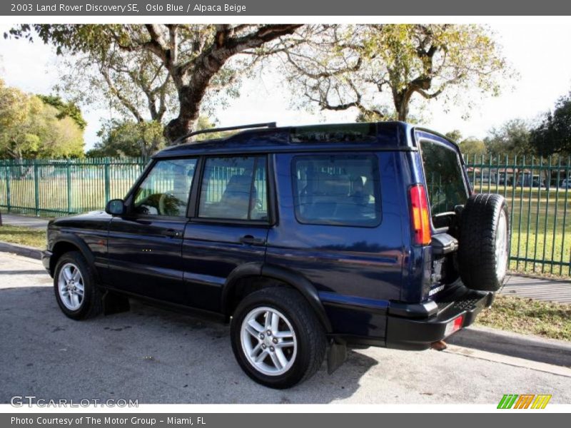 Oslo Blue / Alpaca Beige 2003 Land Rover Discovery SE