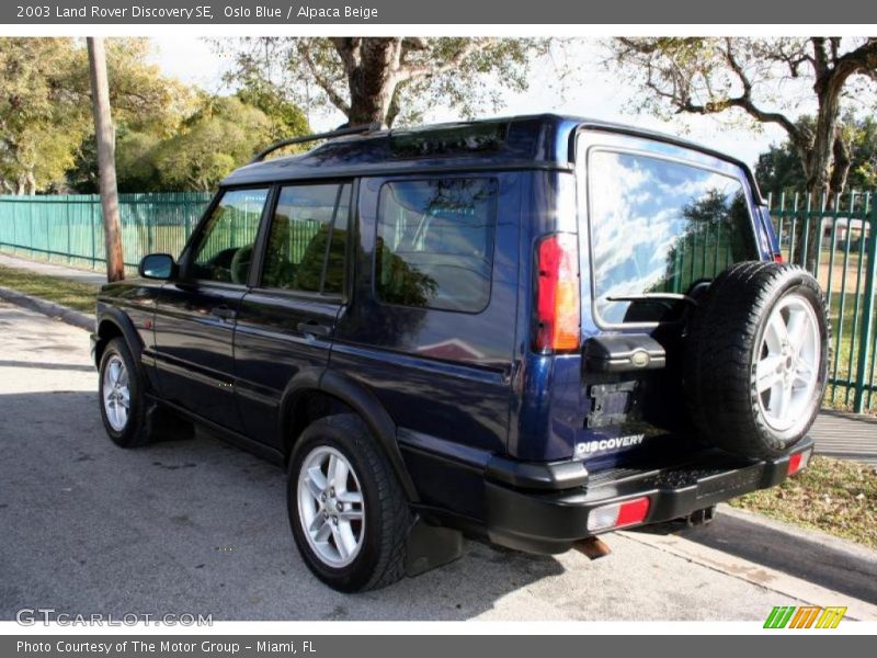 Oslo Blue / Alpaca Beige 2003 Land Rover Discovery SE