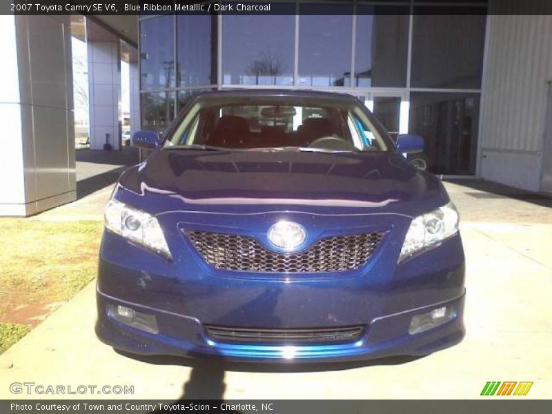 Blue Ribbon Metallic / Dark Charcoal 2007 Toyota Camry SE V6