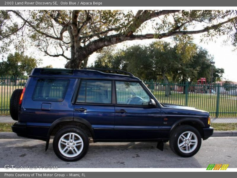 Oslo Blue / Alpaca Beige 2003 Land Rover Discovery SE