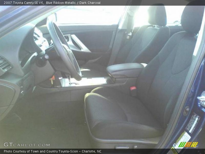 Blue Ribbon Metallic / Dark Charcoal 2007 Toyota Camry SE V6