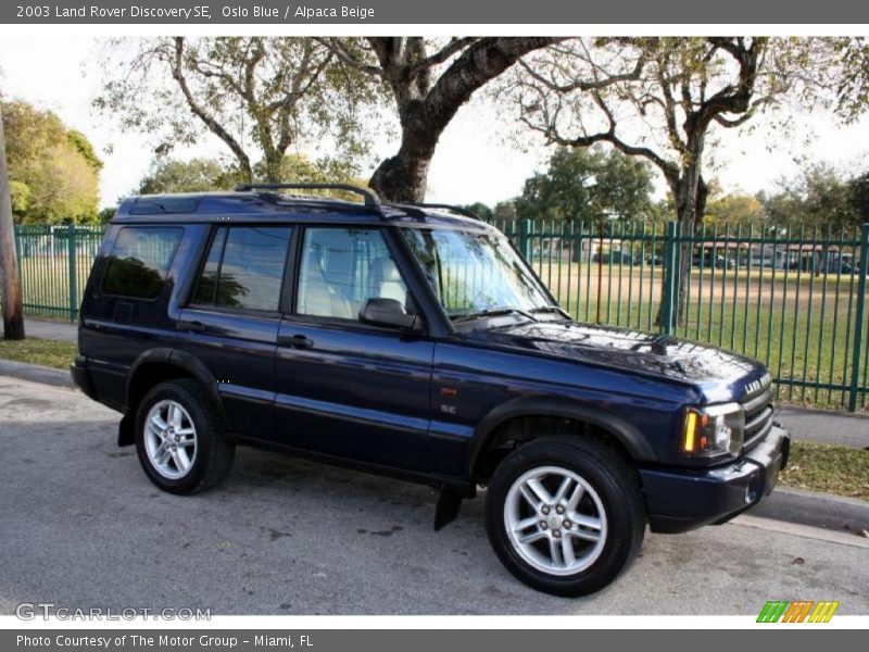 Oslo Blue / Alpaca Beige 2003 Land Rover Discovery SE