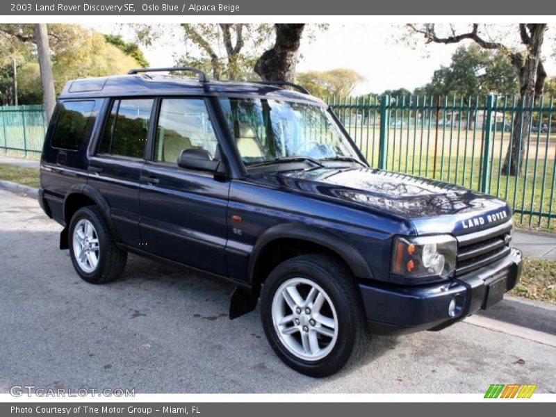 Oslo Blue / Alpaca Beige 2003 Land Rover Discovery SE