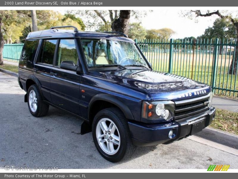 Oslo Blue / Alpaca Beige 2003 Land Rover Discovery SE