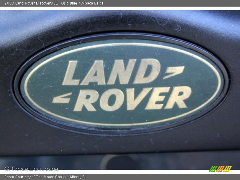 Oslo Blue / Alpaca Beige 2003 Land Rover Discovery SE