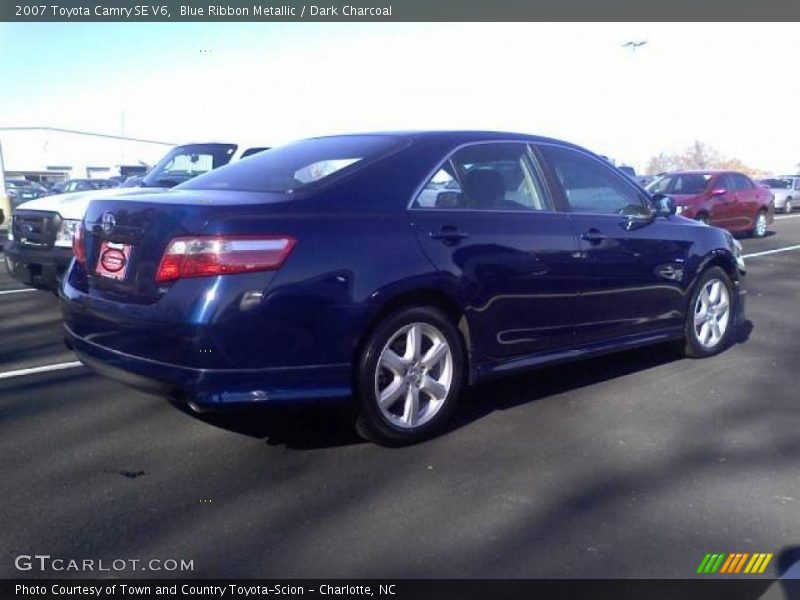 Blue Ribbon Metallic / Dark Charcoal 2007 Toyota Camry SE V6