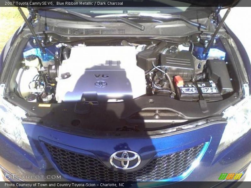 Blue Ribbon Metallic / Dark Charcoal 2007 Toyota Camry SE V6