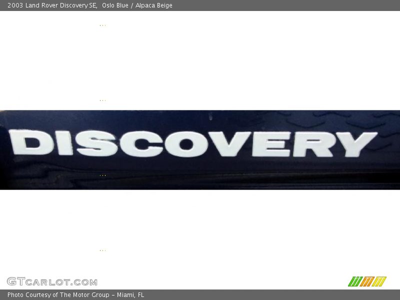 Oslo Blue / Alpaca Beige 2003 Land Rover Discovery SE