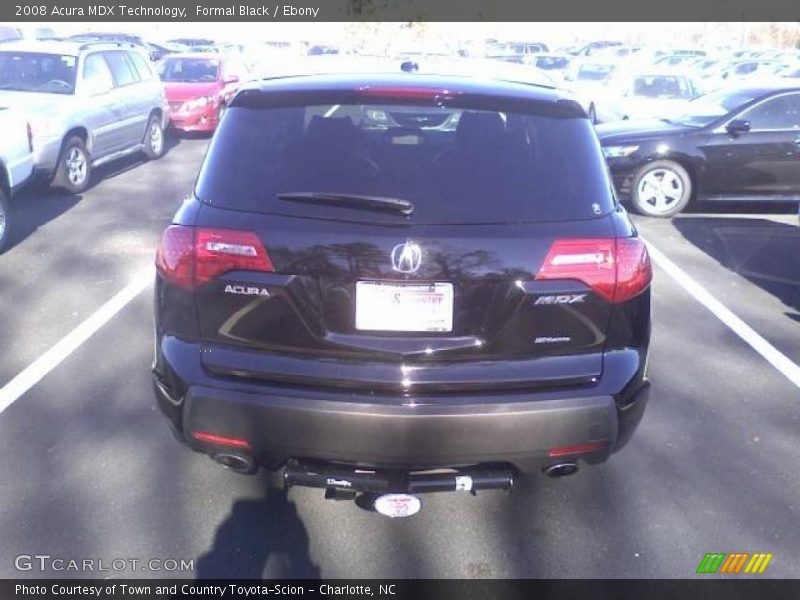Formal Black / Ebony 2008 Acura MDX Technology