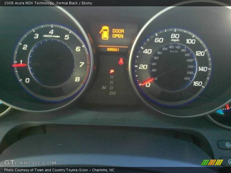 Formal Black / Ebony 2008 Acura MDX Technology