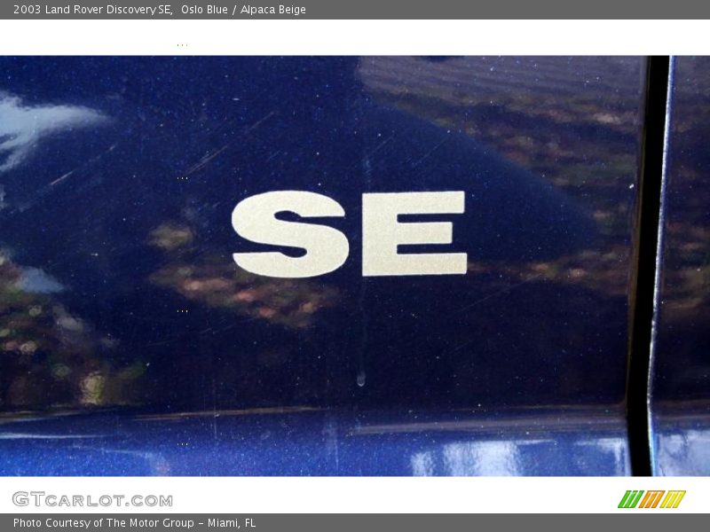 Oslo Blue / Alpaca Beige 2003 Land Rover Discovery SE