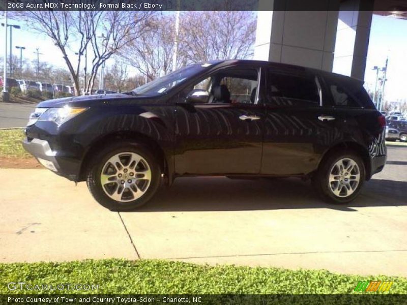 Formal Black / Ebony 2008 Acura MDX Technology