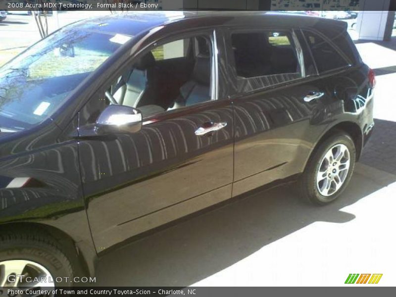 Formal Black / Ebony 2008 Acura MDX Technology