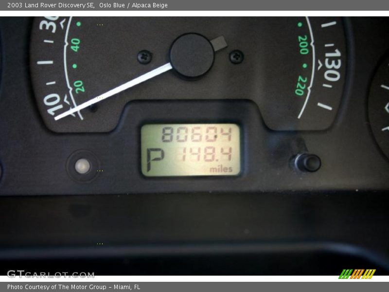 Oslo Blue / Alpaca Beige 2003 Land Rover Discovery SE