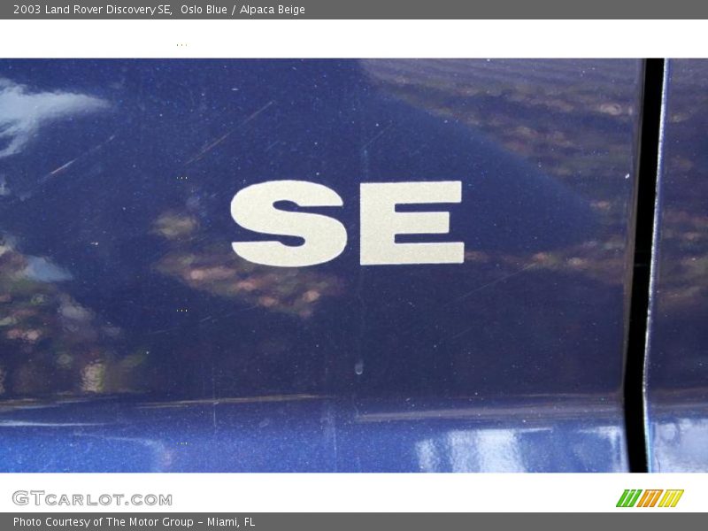 Oslo Blue / Alpaca Beige 2003 Land Rover Discovery SE