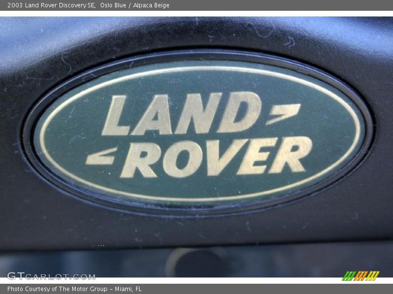 Oslo Blue / Alpaca Beige 2003 Land Rover Discovery SE