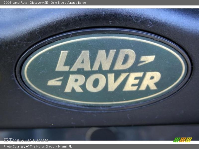 Oslo Blue / Alpaca Beige 2003 Land Rover Discovery SE