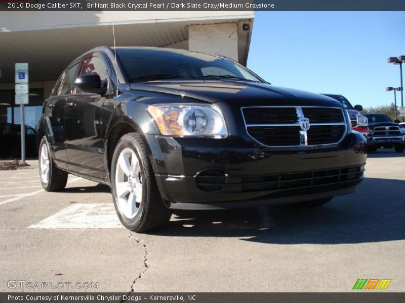 Brilliant Black Crystal Pearl / Dark Slate Gray/Medium Graystone 2010 Dodge Caliber SXT