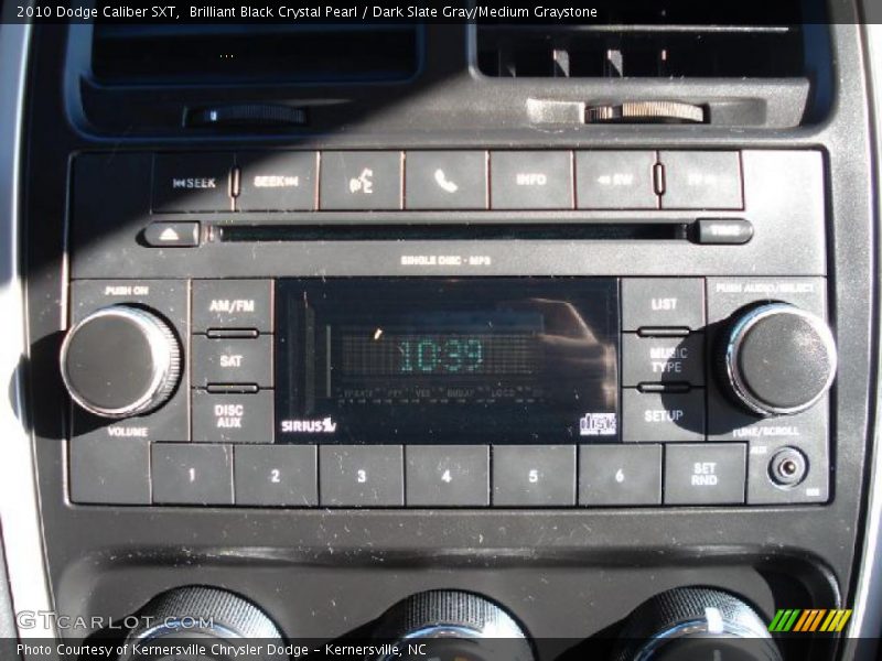 Brilliant Black Crystal Pearl / Dark Slate Gray/Medium Graystone 2010 Dodge Caliber SXT