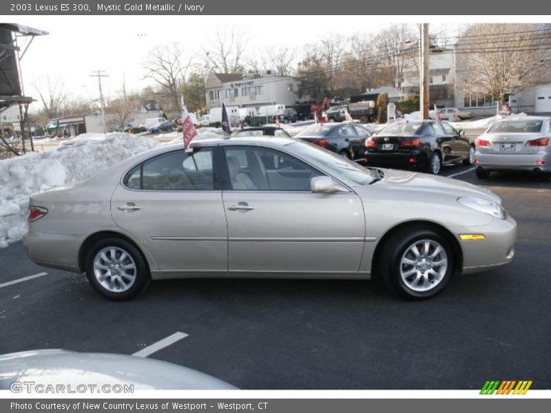 Mystic Gold Metallic / Ivory 2003 Lexus ES 300
