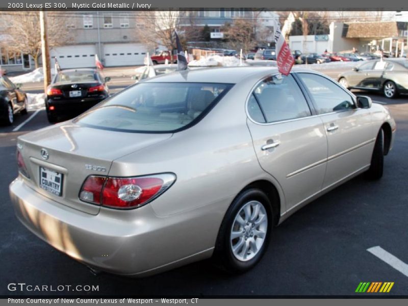 Mystic Gold Metallic / Ivory 2003 Lexus ES 300