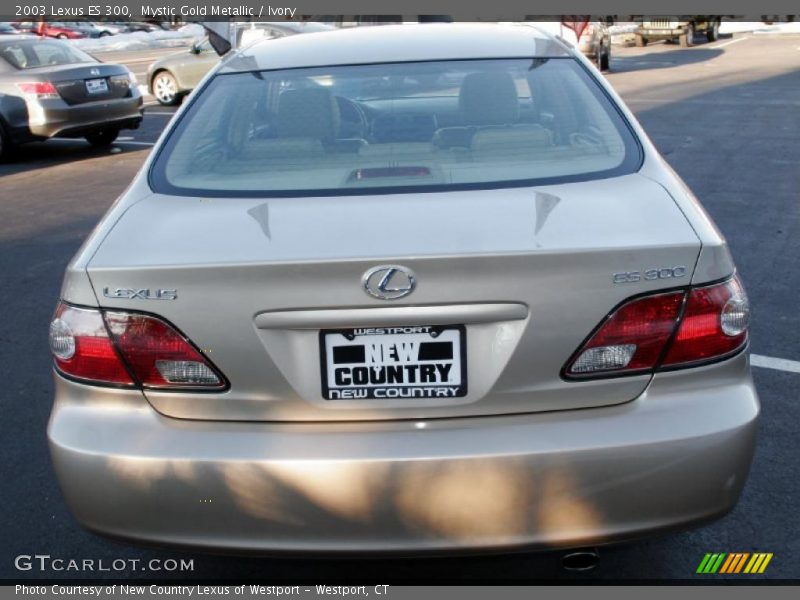 Mystic Gold Metallic / Ivory 2003 Lexus ES 300