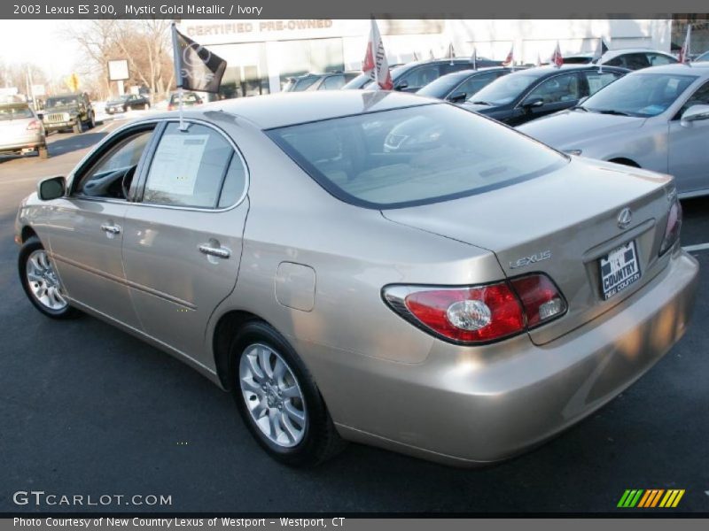 Mystic Gold Metallic / Ivory 2003 Lexus ES 300