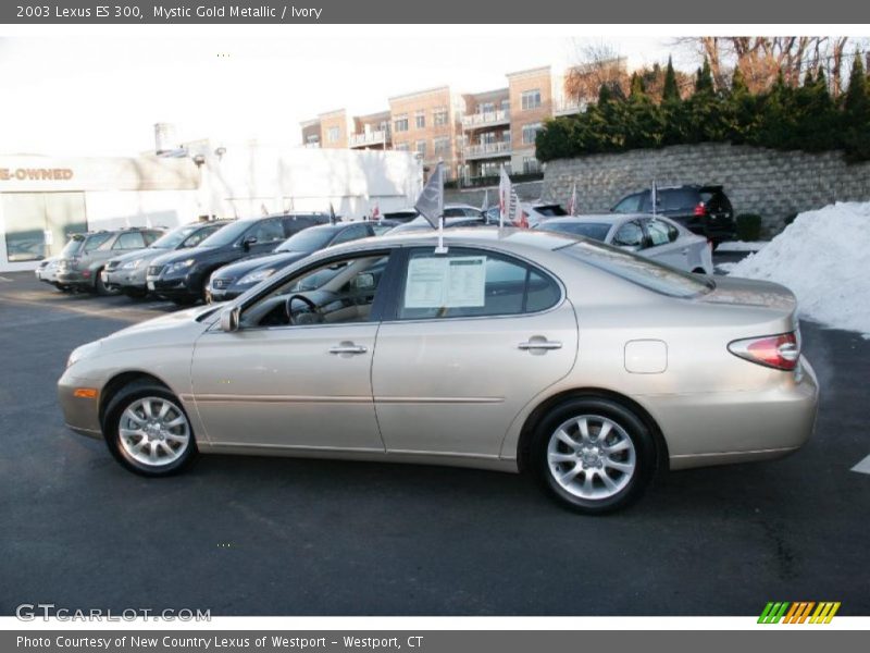 Mystic Gold Metallic / Ivory 2003 Lexus ES 300