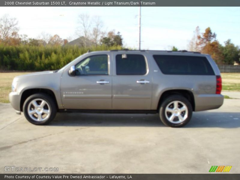 Graystone Metallic / Light Titanium/Dark Titanium 2008 Chevrolet Suburban 1500 LT