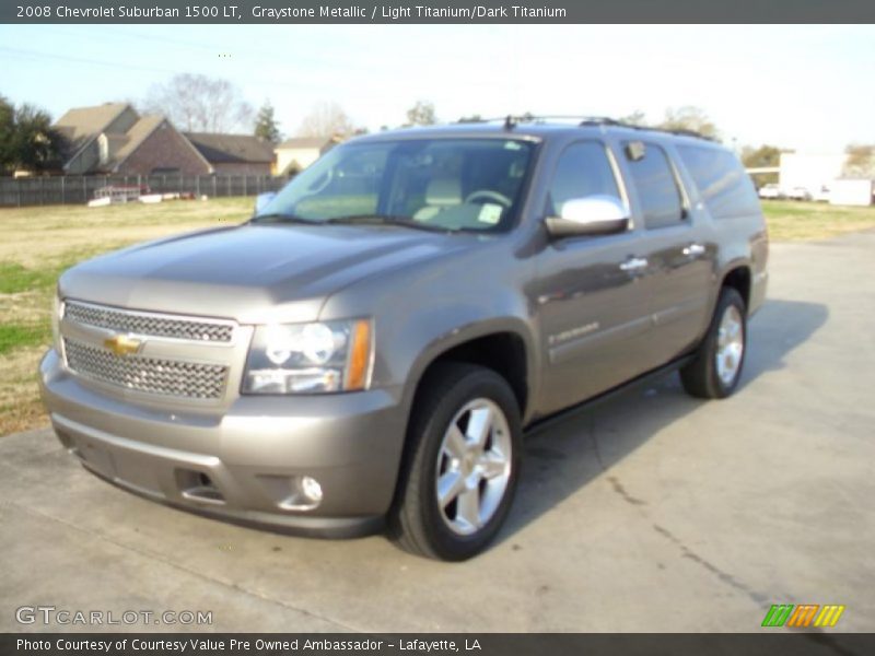 Graystone Metallic / Light Titanium/Dark Titanium 2008 Chevrolet Suburban 1500 LT