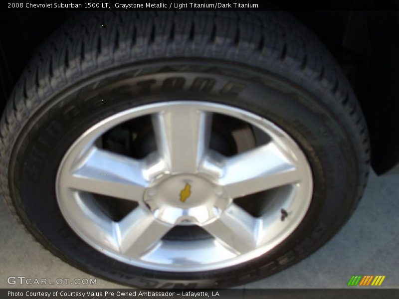 Graystone Metallic / Light Titanium/Dark Titanium 2008 Chevrolet Suburban 1500 LT