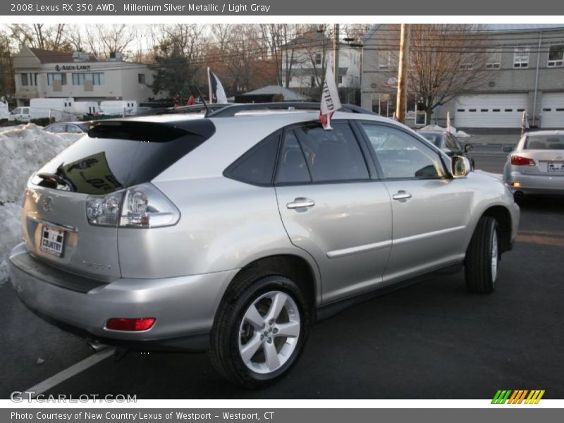 Millenium Silver Metallic / Light Gray 2008 Lexus RX 350 AWD