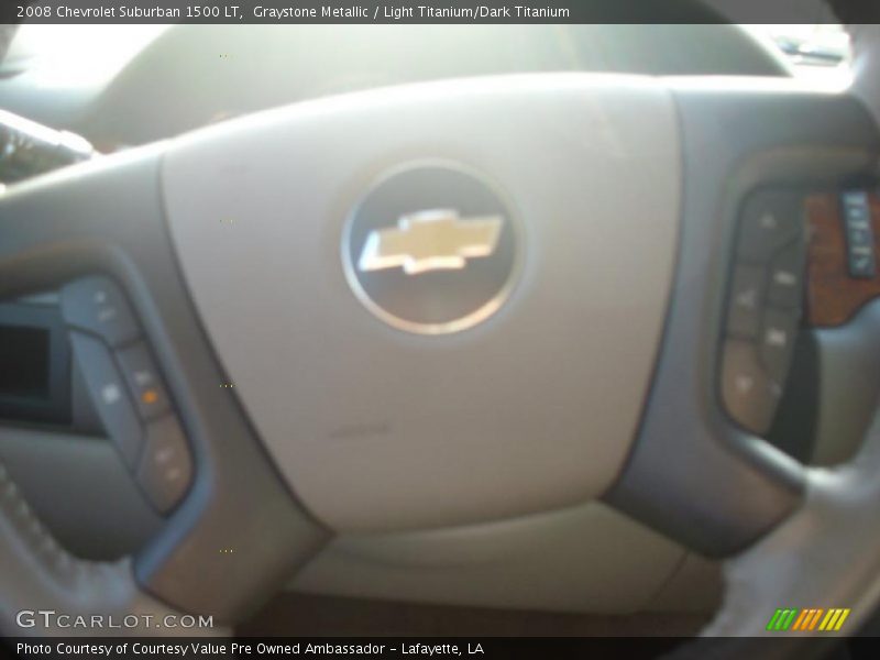Graystone Metallic / Light Titanium/Dark Titanium 2008 Chevrolet Suburban 1500 LT
