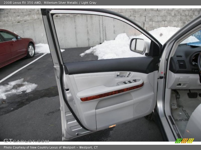 Millenium Silver Metallic / Light Gray 2008 Lexus RX 350 AWD