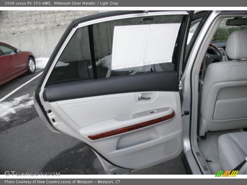 Millenium Silver Metallic / Light Gray 2008 Lexus RX 350 AWD