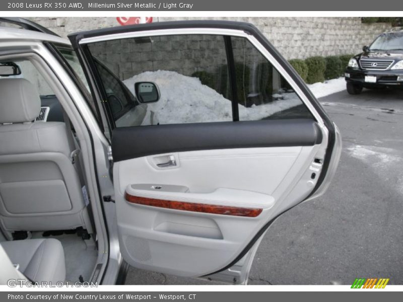 Millenium Silver Metallic / Light Gray 2008 Lexus RX 350 AWD