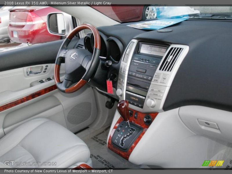 Millenium Silver Metallic / Light Gray 2008 Lexus RX 350 AWD